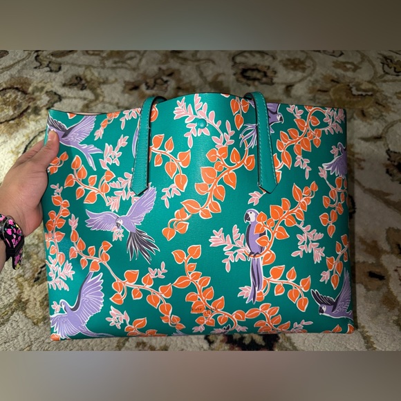EUC Kate Spade New York MOLLY BIRD PARTY LARGE TOTE RARE - Picture 5 of 7
